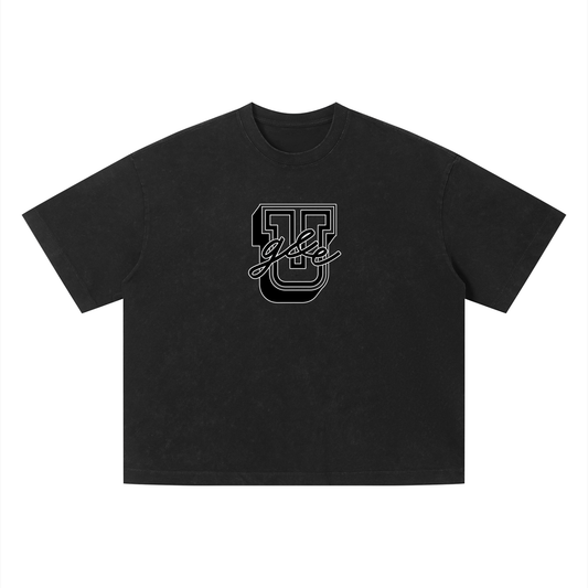 G&E U - Snow Faded Boxy Tee