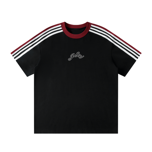 Signature Logo - Colorblock Striped Tee