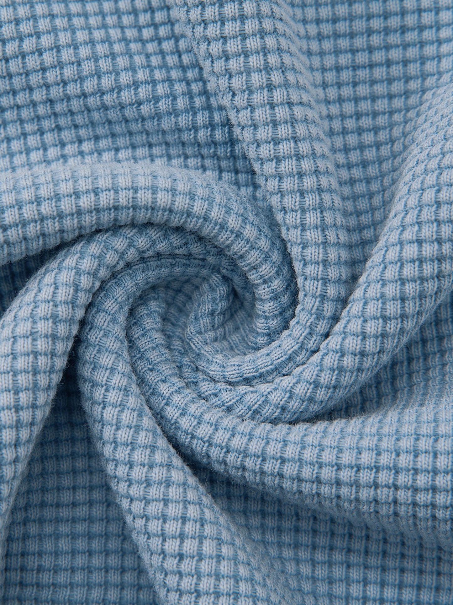 Signature Logo - Waffle Knit Boxy Polo