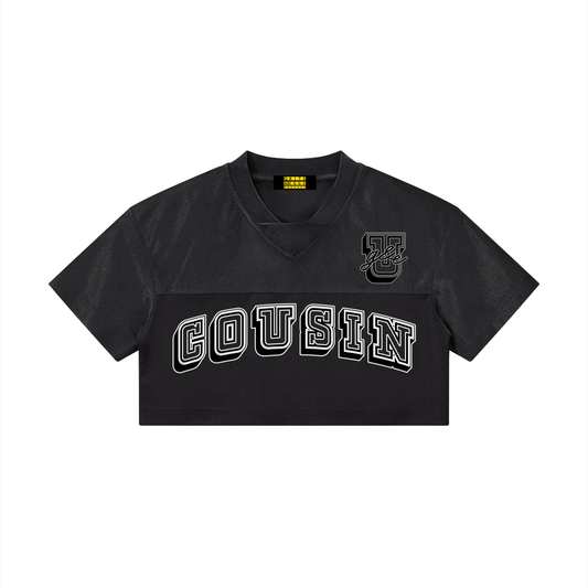Cousin - Fem Cropped Football Jersey