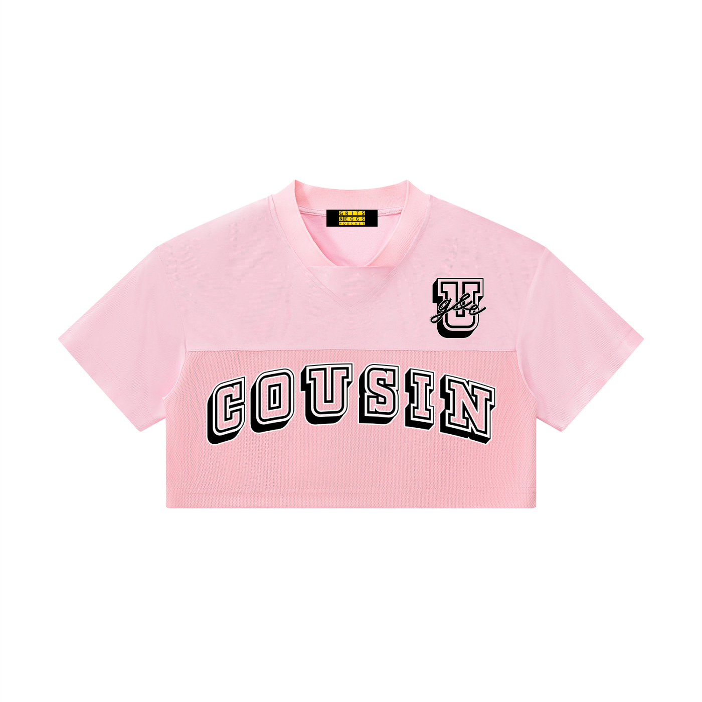 Cousin - Fem Cropped Football Jersey