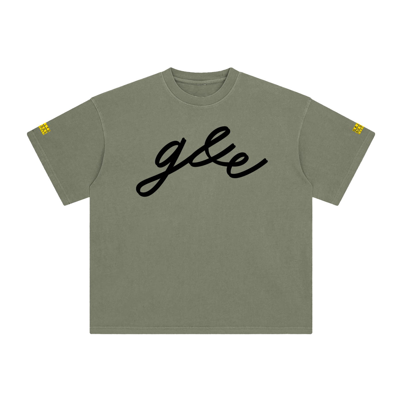 Minimal Logo - Enzyme Washed Boxy Tee