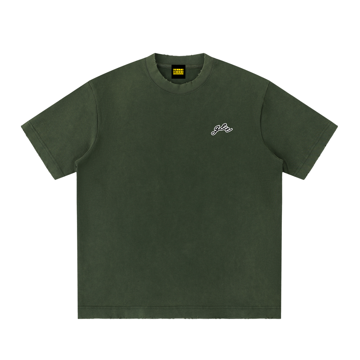 Signature Logo - Vintage Washed Frayed Tee