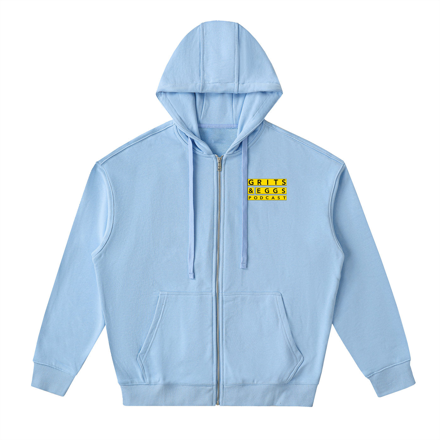 G&E Worldwide - Drop-Shoulder Zip Up Hoodie