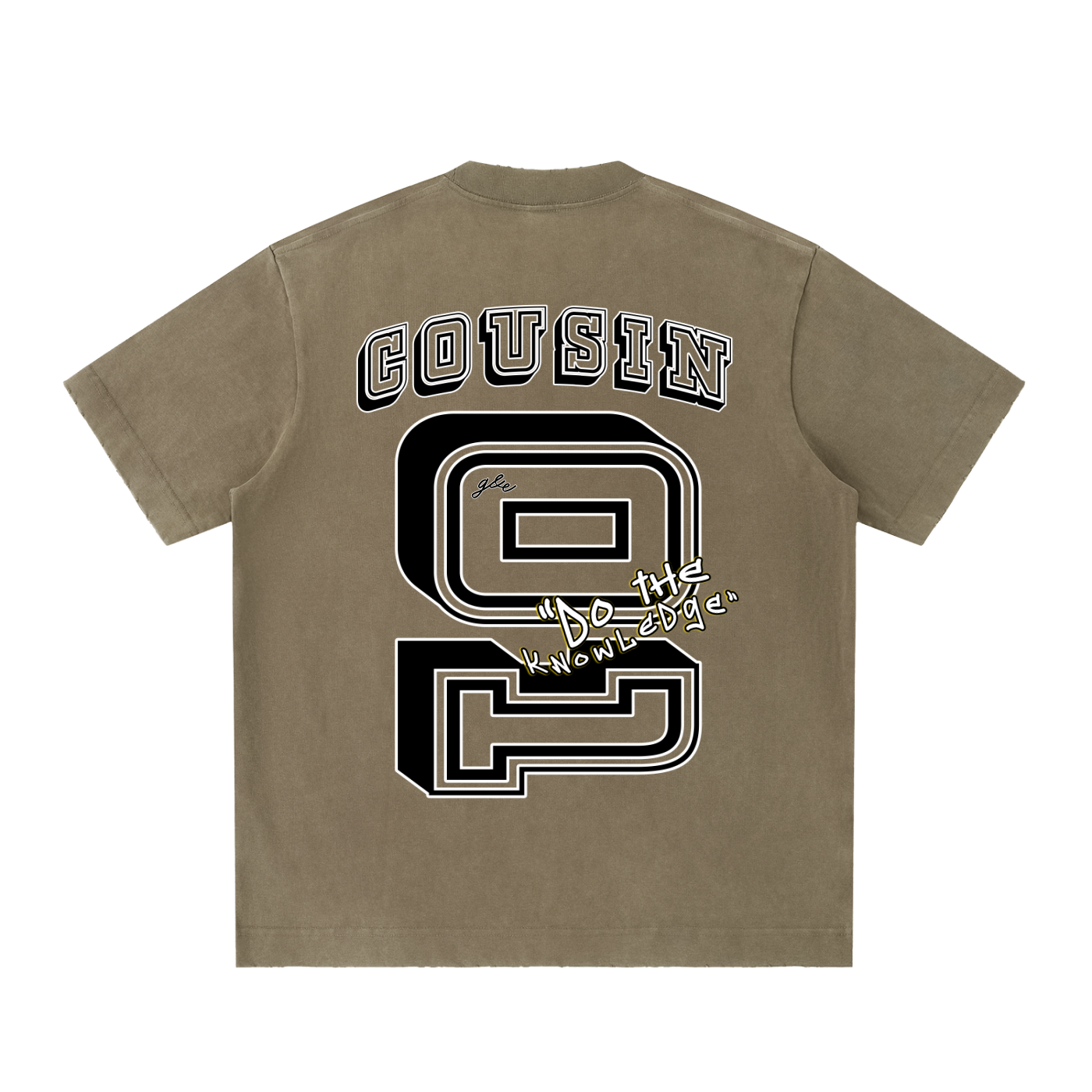 G&E U - Vintage Washed Frayed Tee