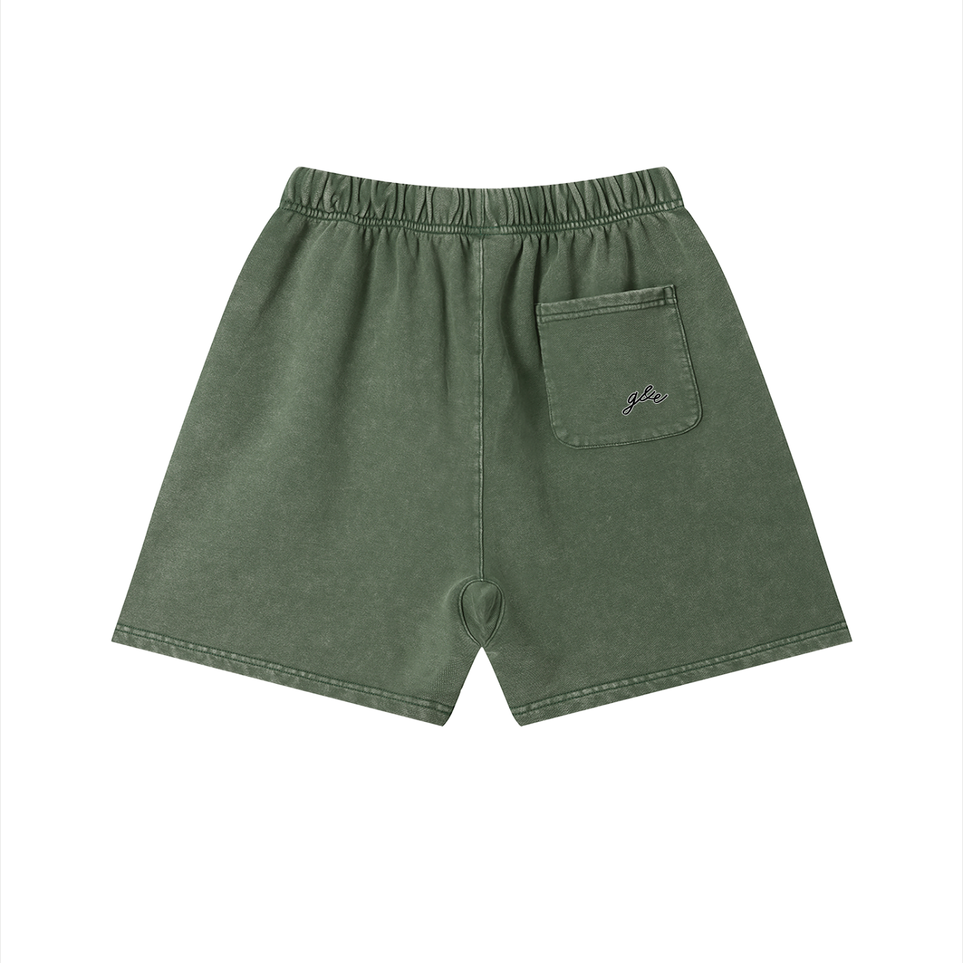 G&E U -Snow Faded Cotton Shorts