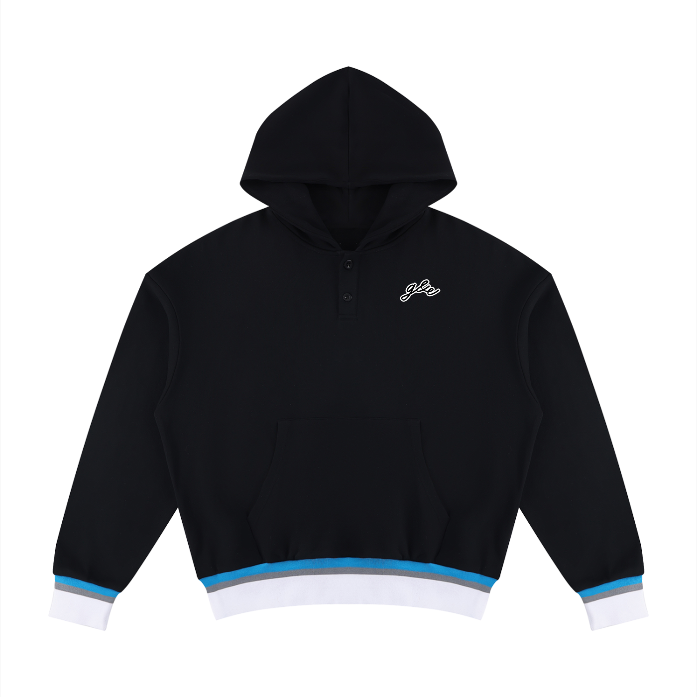 Oversized Color Block Hoodie