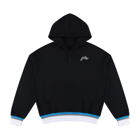 Oversized Color Block Hoodie