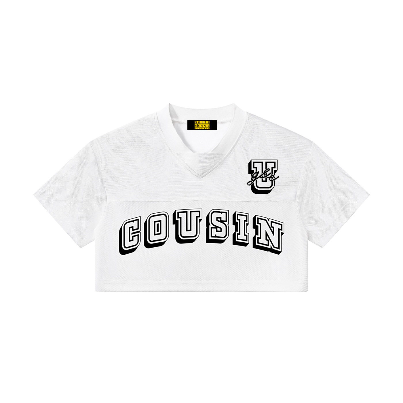 Cousin - Fem Cropped Football Jersey
