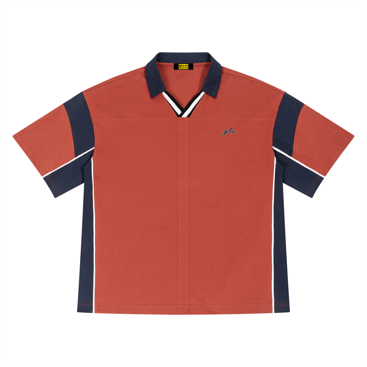 Retro Boxy Color Block Polo