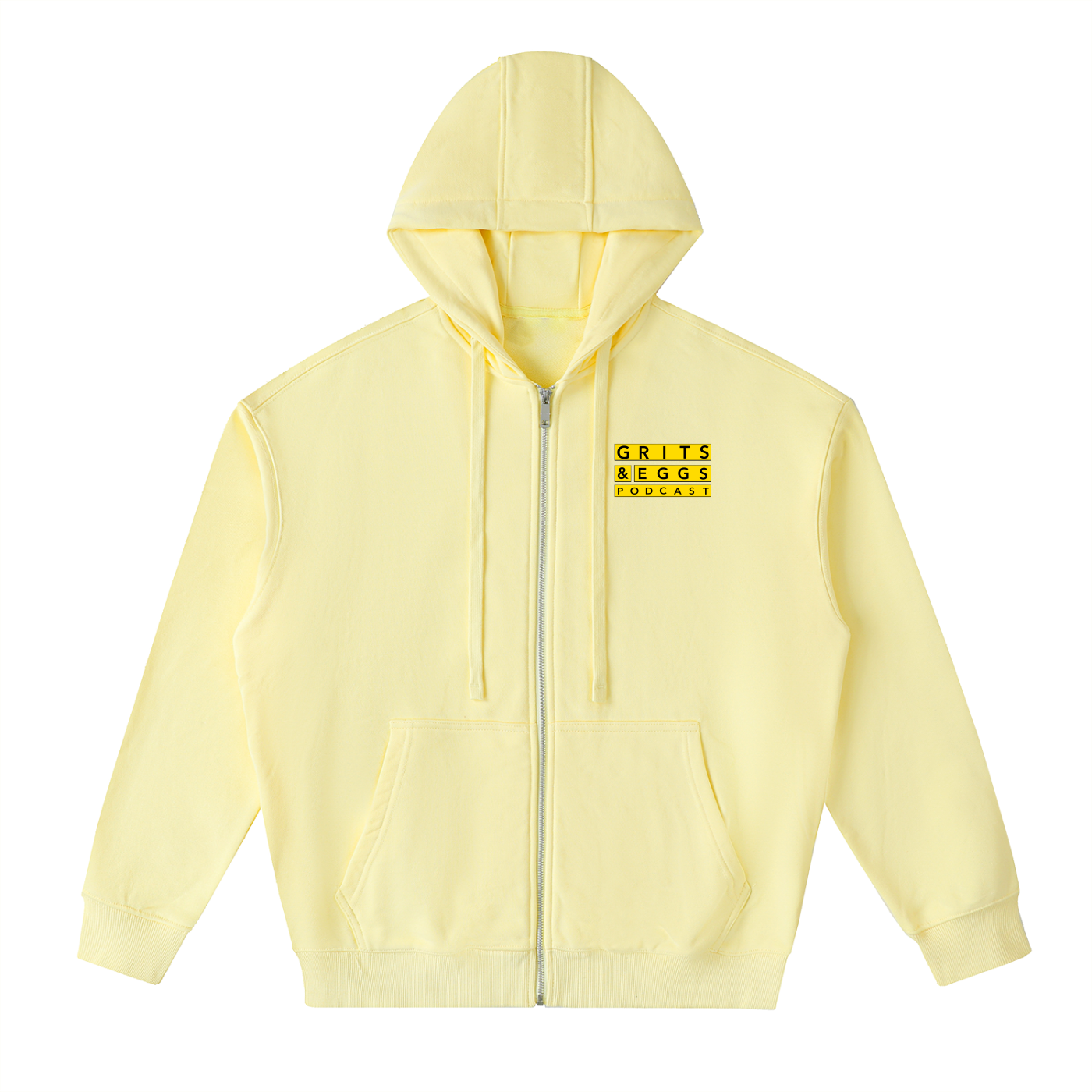 G&E Worldwide - Drop-Shoulder Zip Up Hoodie