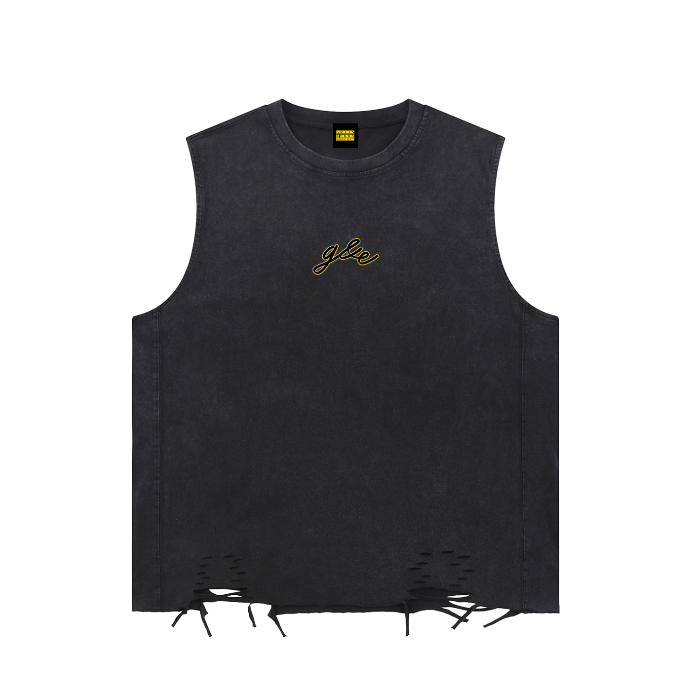 Signature Logo - Raw-Hem Tank Top