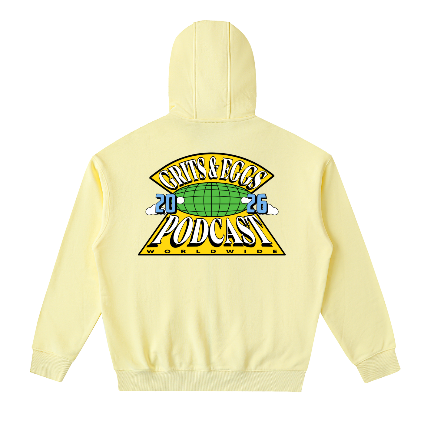 G&E Worldwide - Drop-Shoulder Zip Up Hoodie