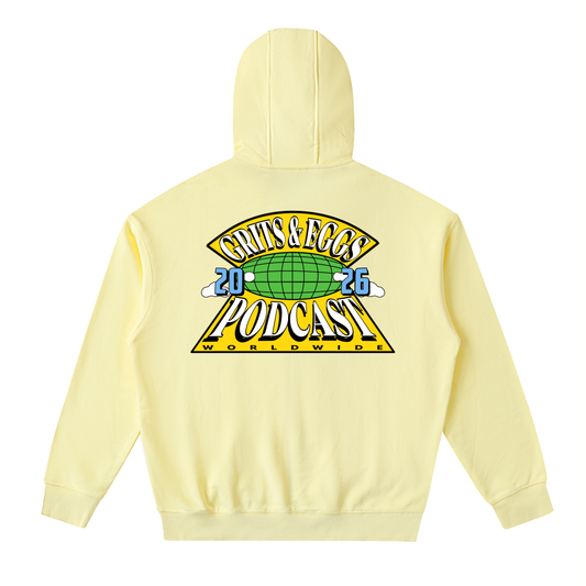 G&E Worldwide - Drop-Shoulder Zip Up Hoodie