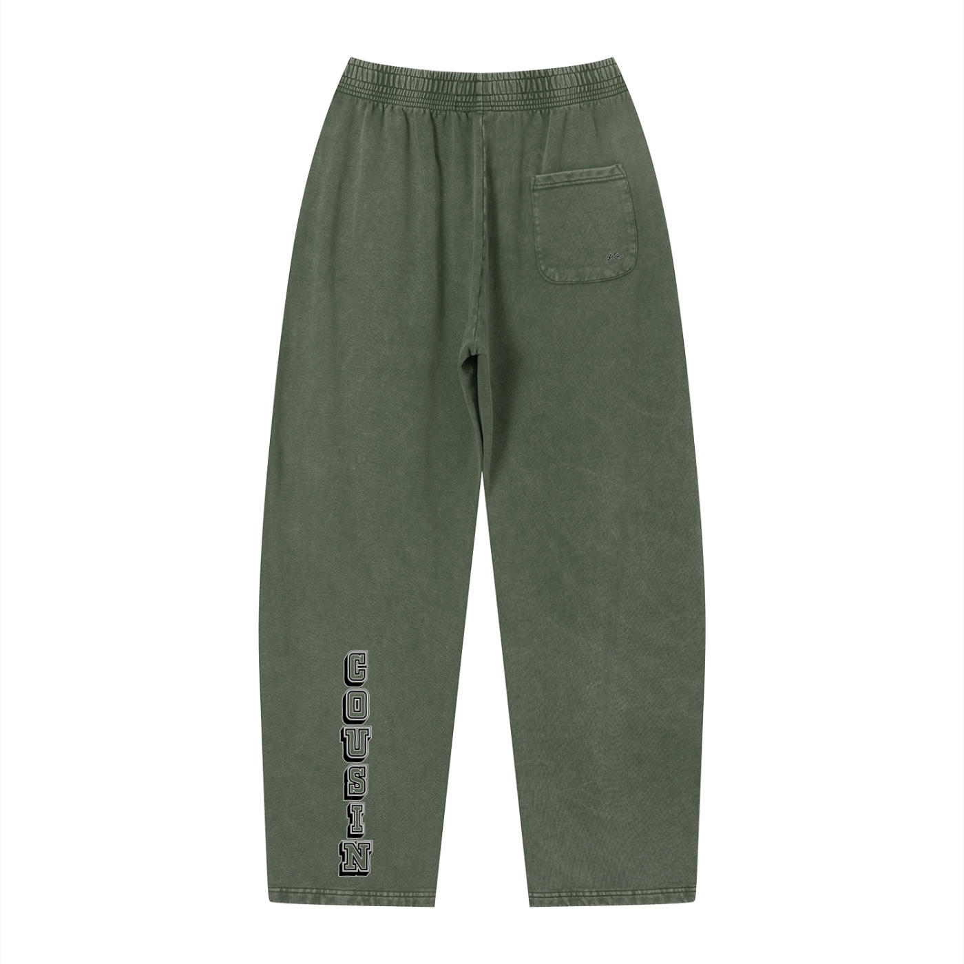 G&E U - Unisex Snow Faded Loose Sweatpants
