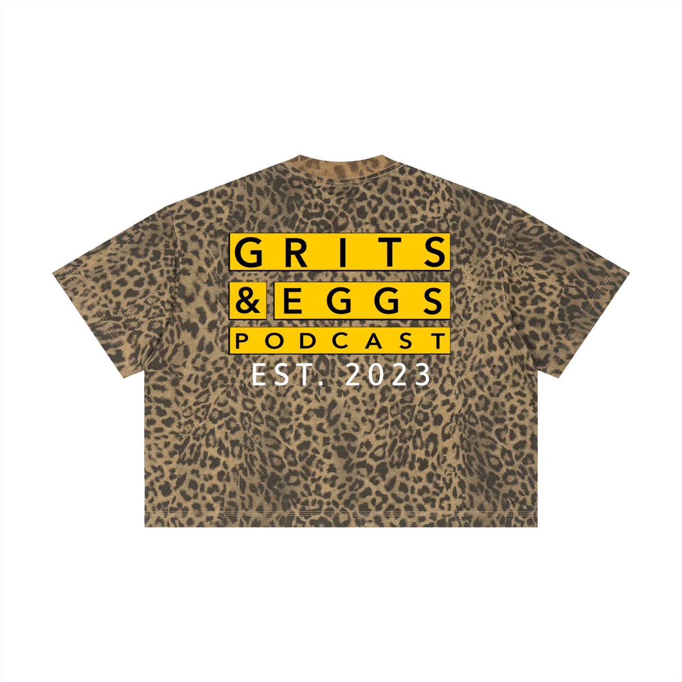 LLG&E Leopard Cropped Tee
