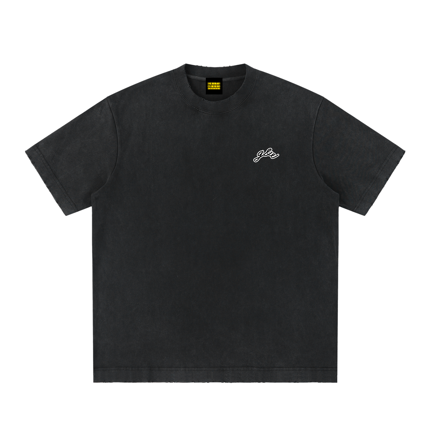 Signature Logo - Vintage Washed Frayed Tee