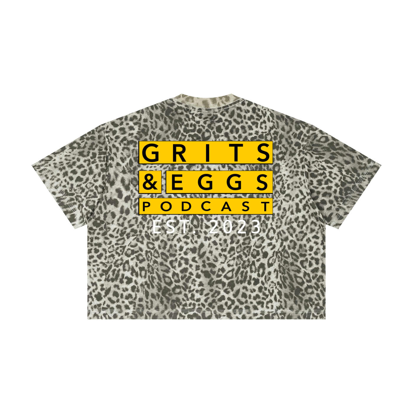 LLG&E Leopard Cropped Tee