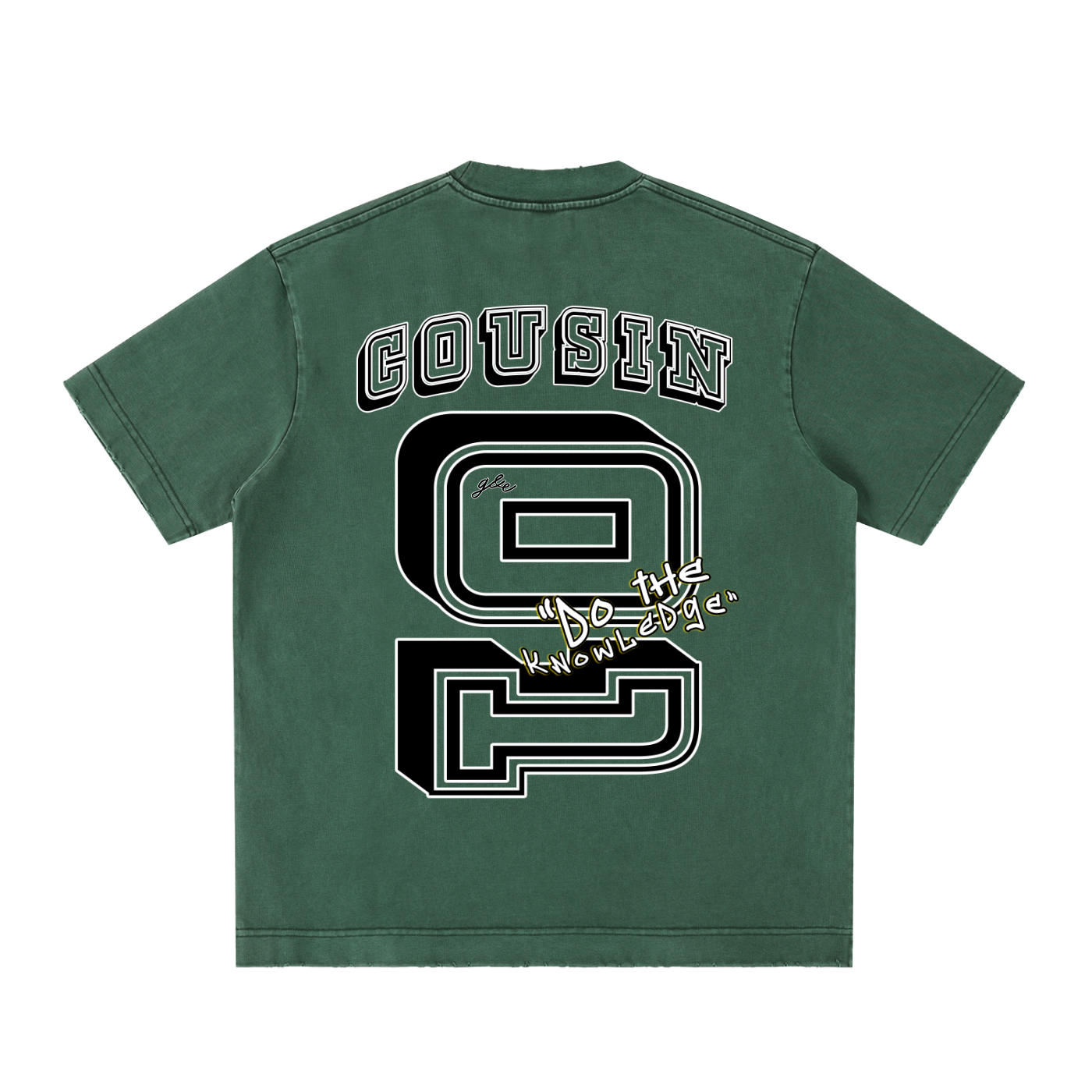G&E U - Vintage Washed Frayed Tee