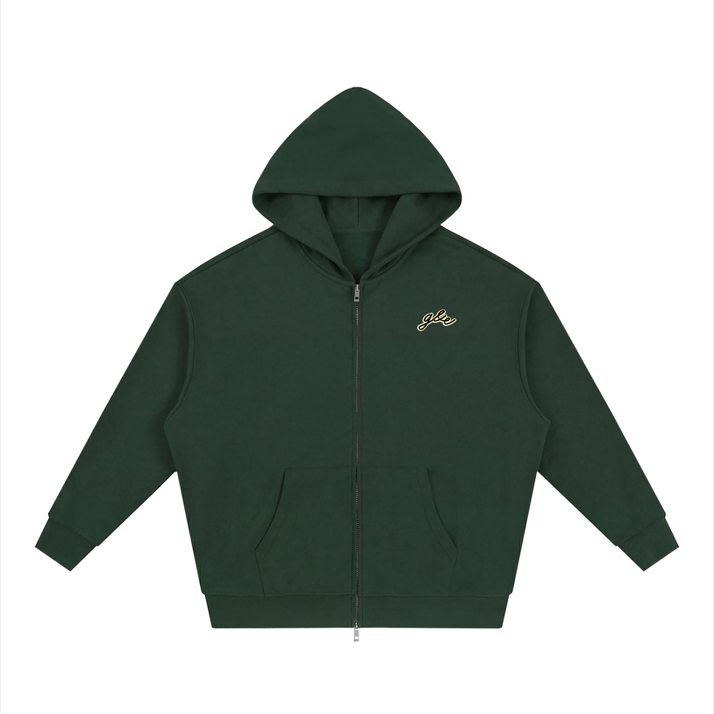 Signature Loose Fit Zip Hoodie