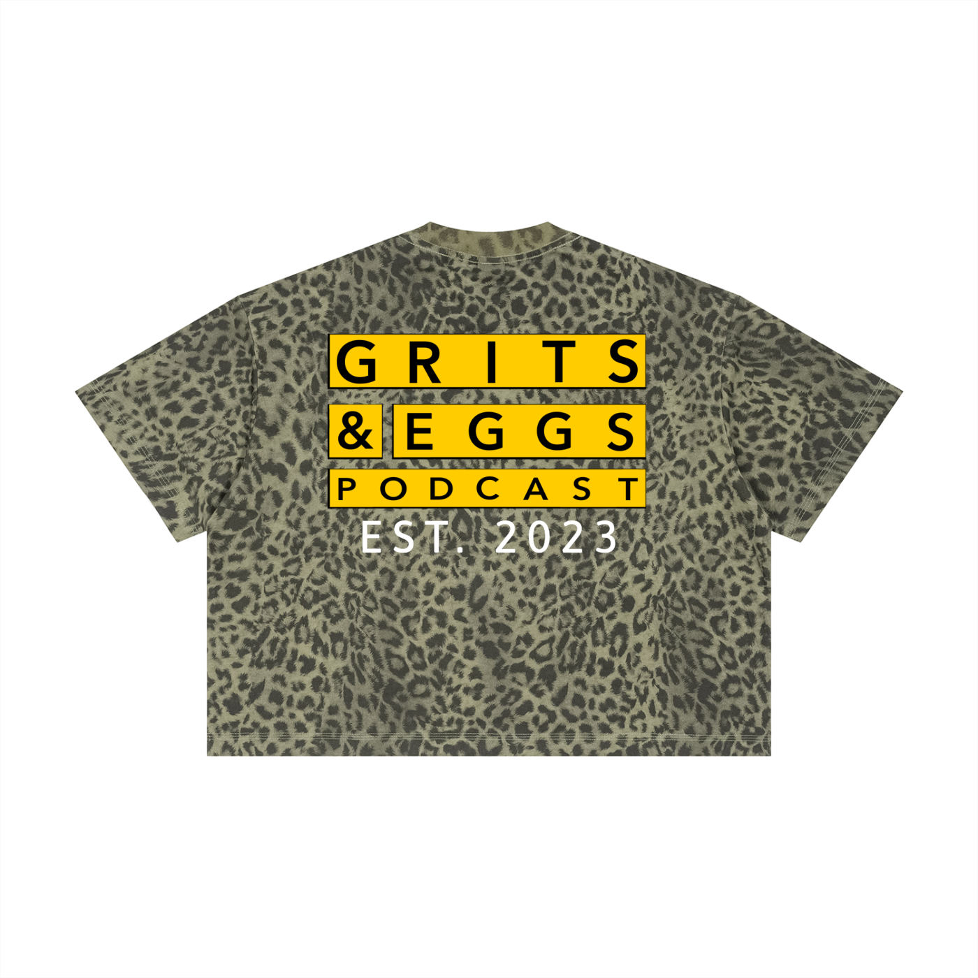 LLG&E Leopard Cropped Tee