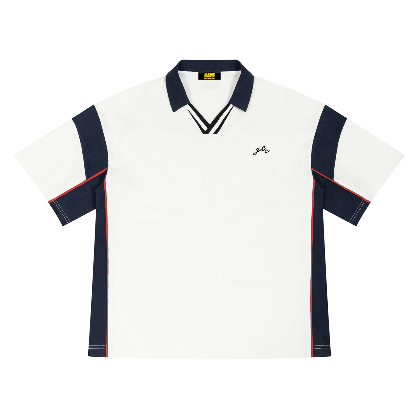 Retro Boxy Color Block Polo