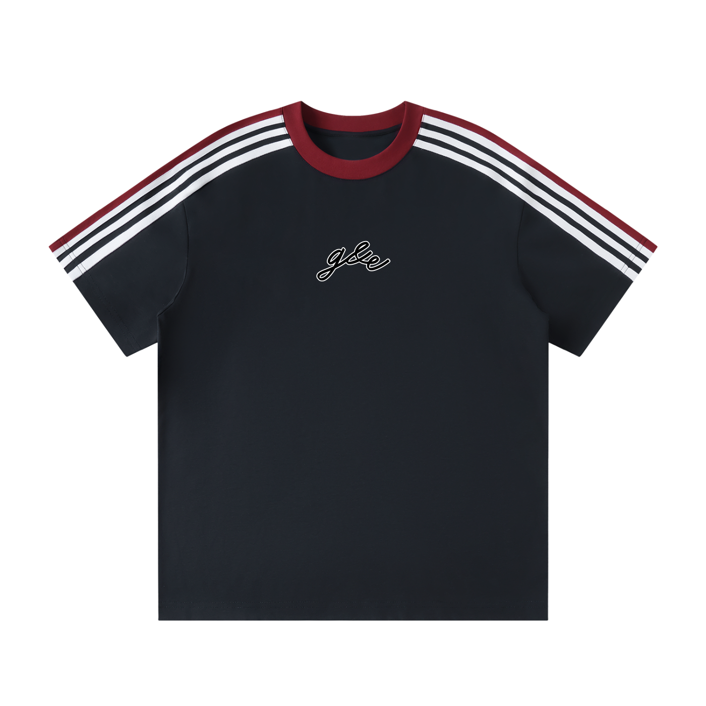 Signature Logo - Colorblock Striped Tee