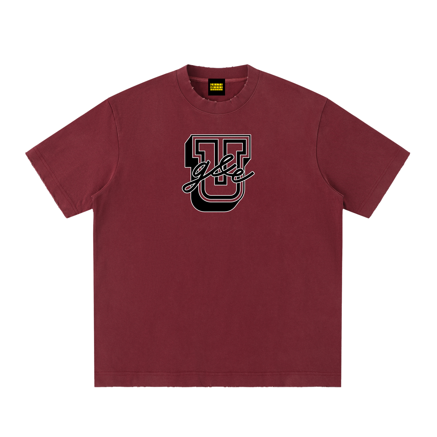 G&E U - Vintage Washed Frayed Tee