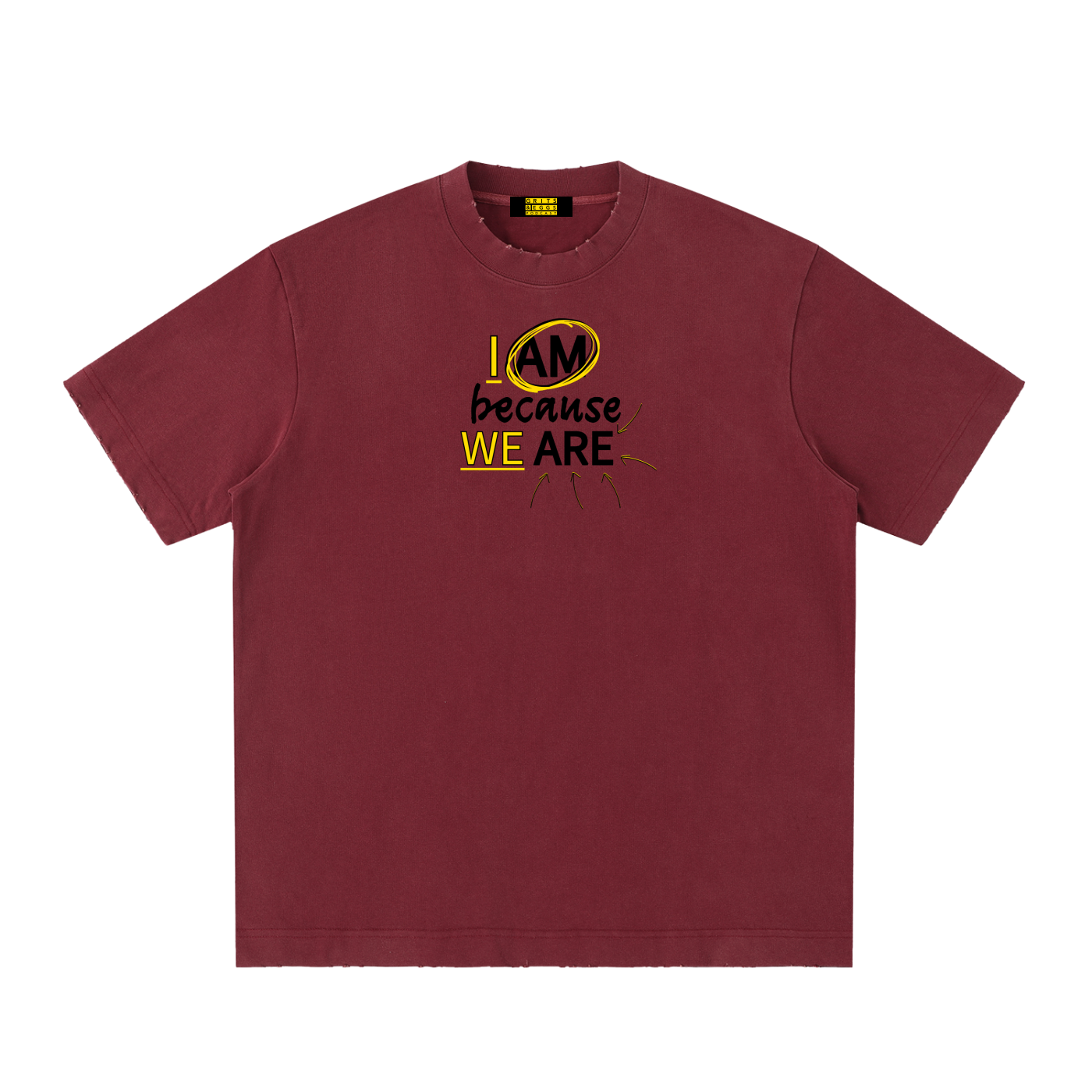 We Are - Heavyweight Frayed Tee