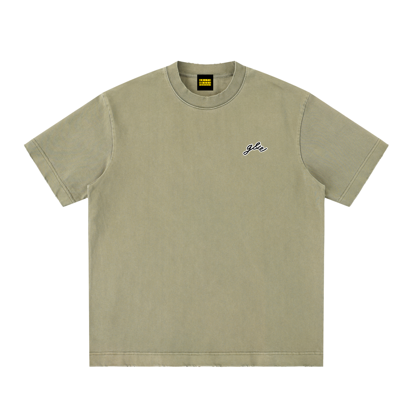 Signature Logo - Vintage Washed Frayed Tee