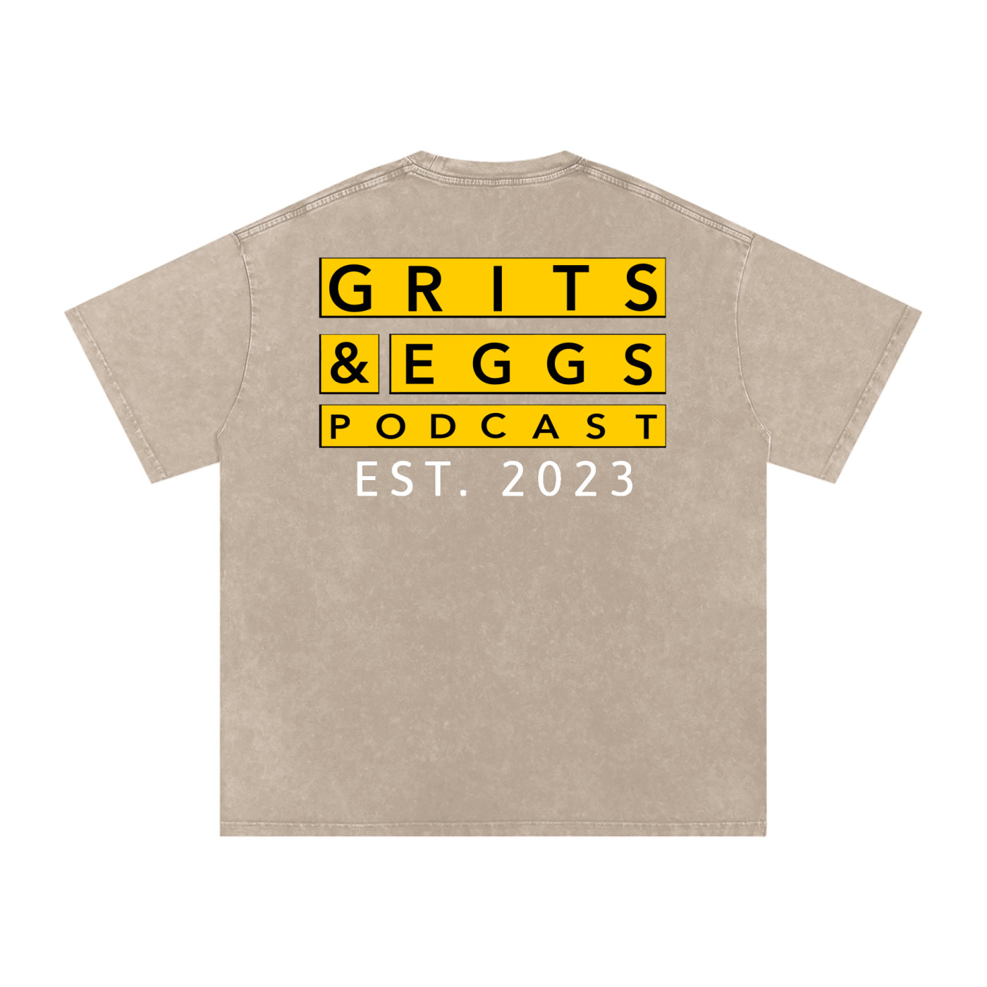 Signature Logo - Snow Washed Oversized Tee