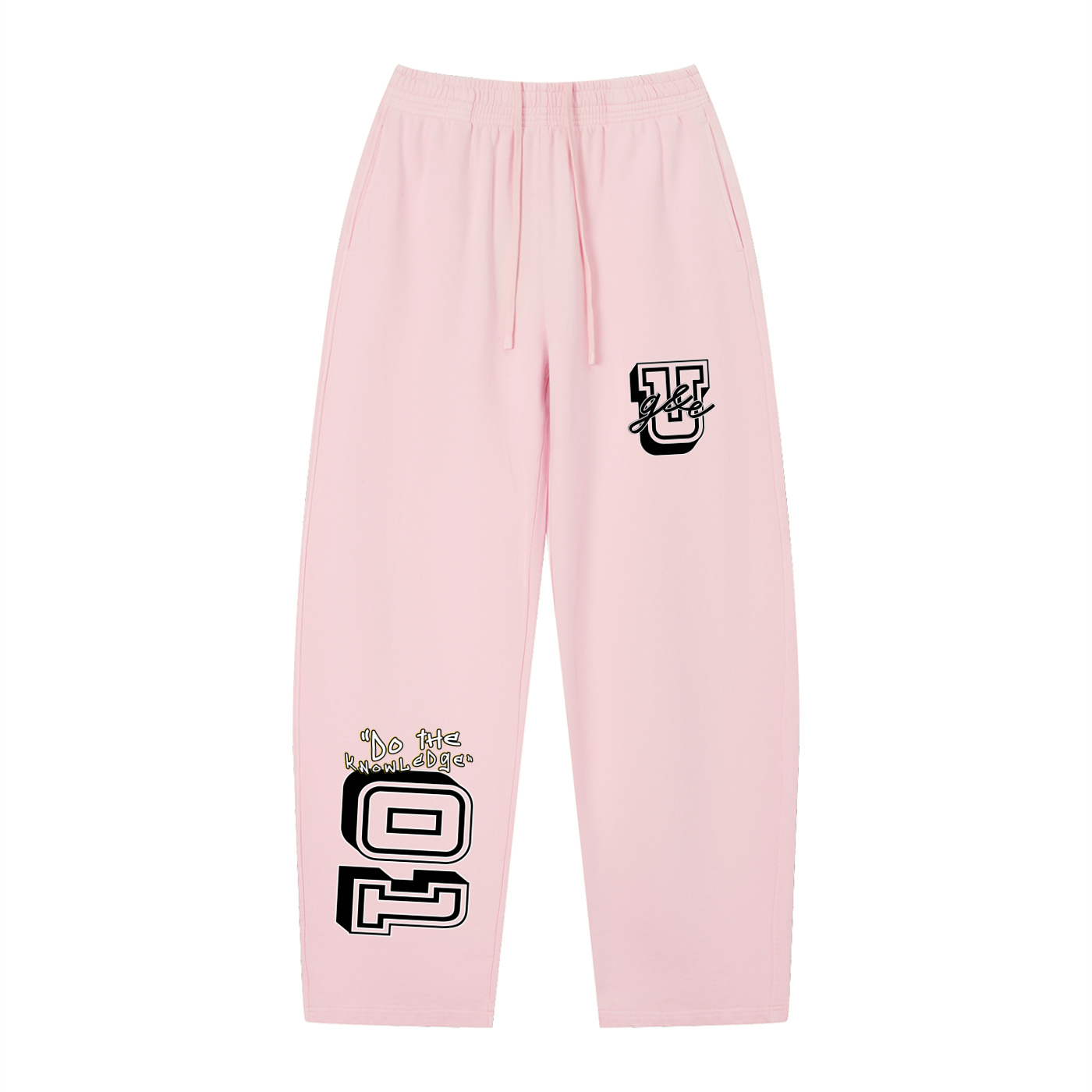 G&E U - Unisex Snow Faded Loose Sweatpants