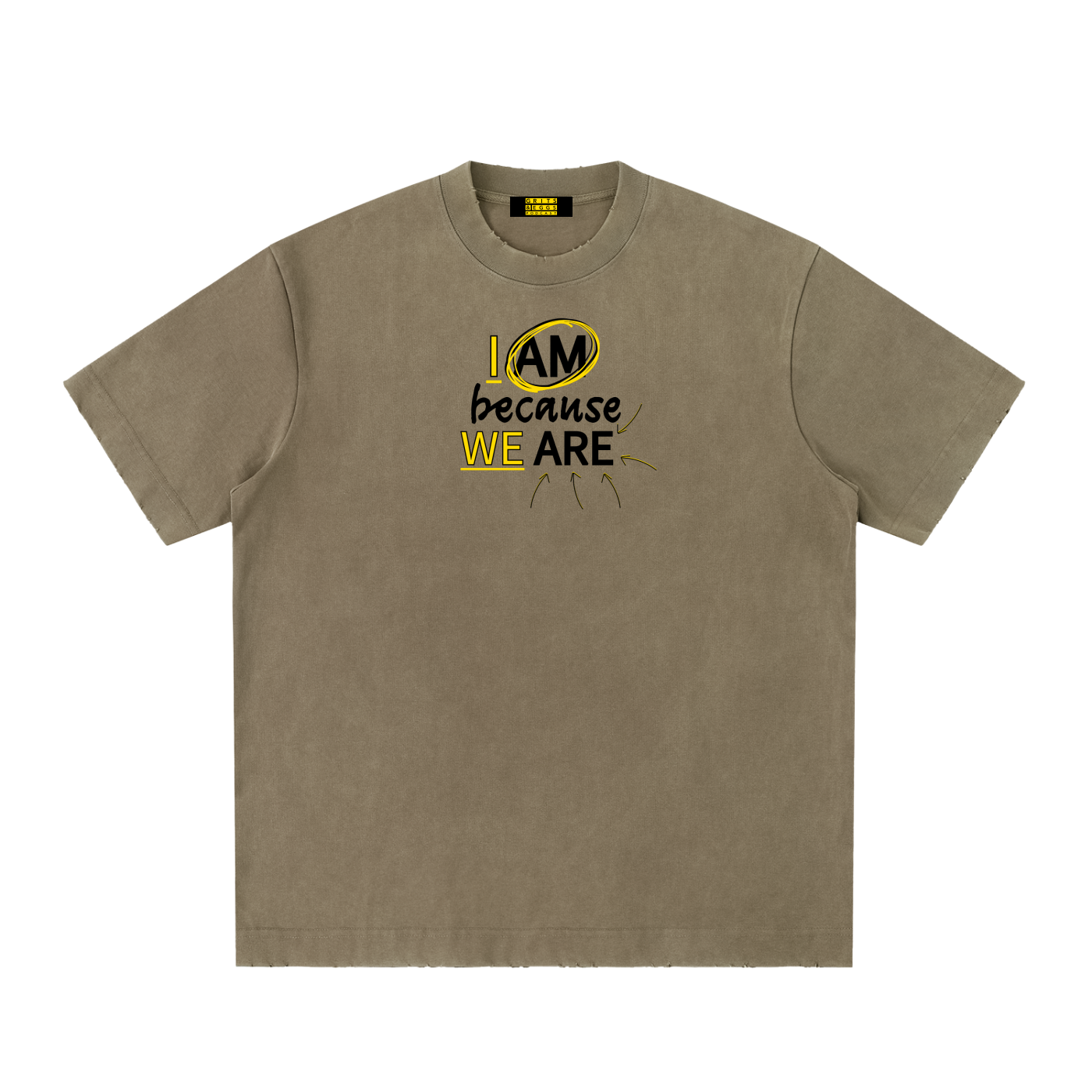 We Are - Heavyweight Frayed Tee