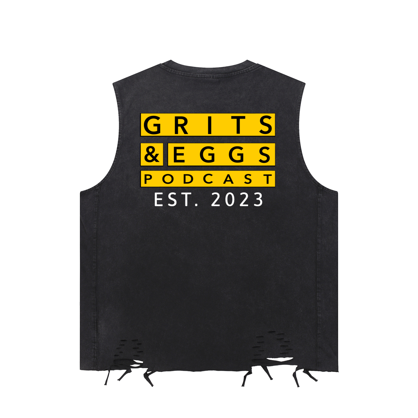 Signature Logo - Raw-Hem Tank Top