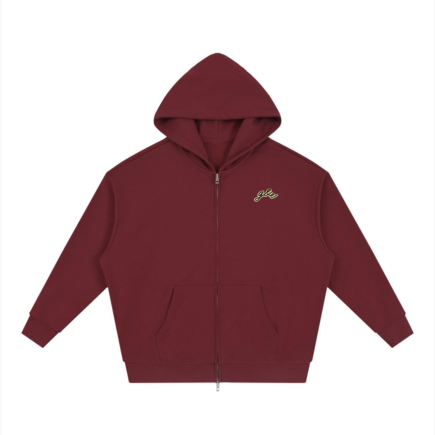 Signature Loose Fit Zip Hoodie