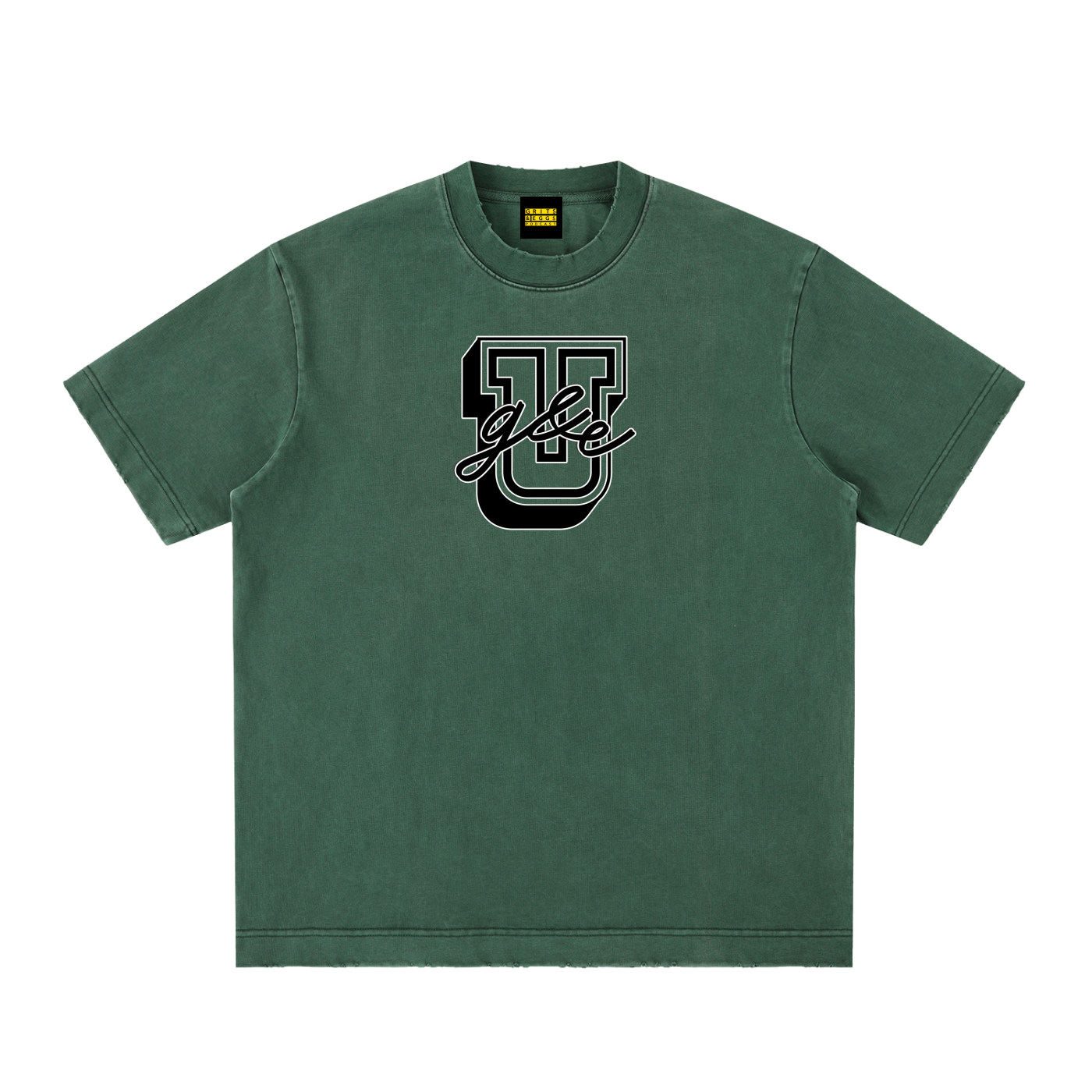 G&E U - Vintage Washed Frayed Tee