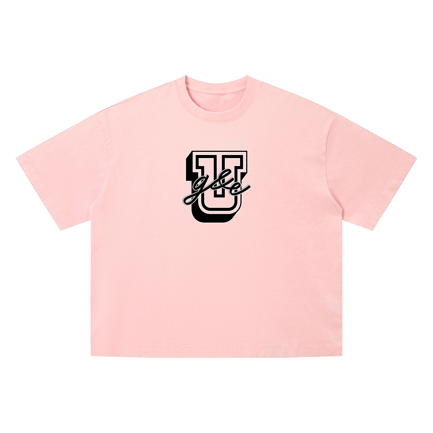 G&E U  - Snow Faded Boxy Tee