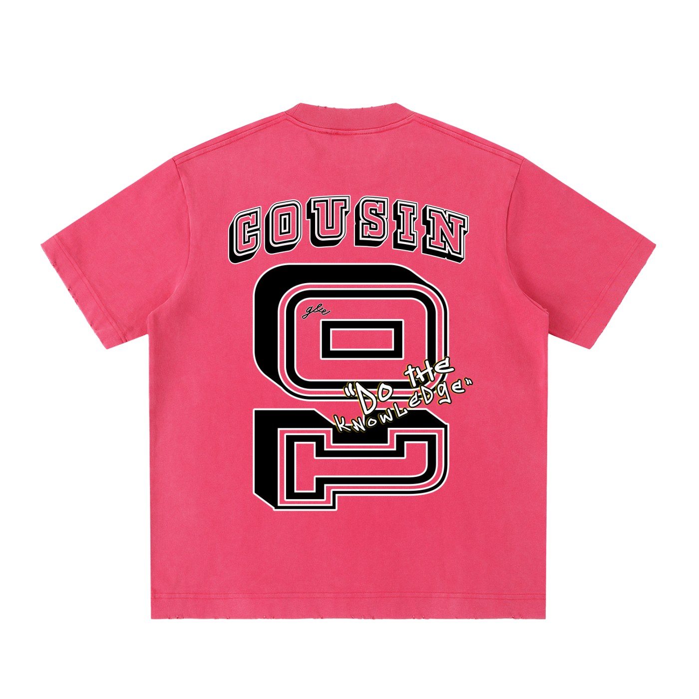 G&E U - Vintage Washed Frayed Tee