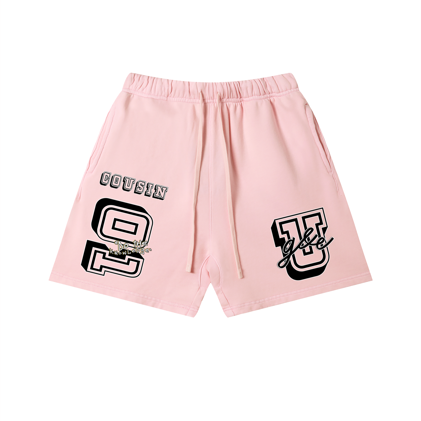 G&E U -Snow Faded Cotton Shorts