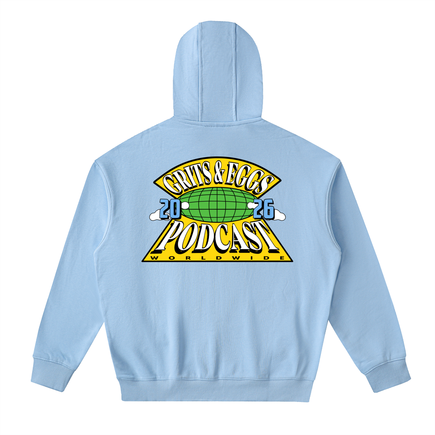 G&E Worldwide - Drop-Shoulder Zip Up Hoodie