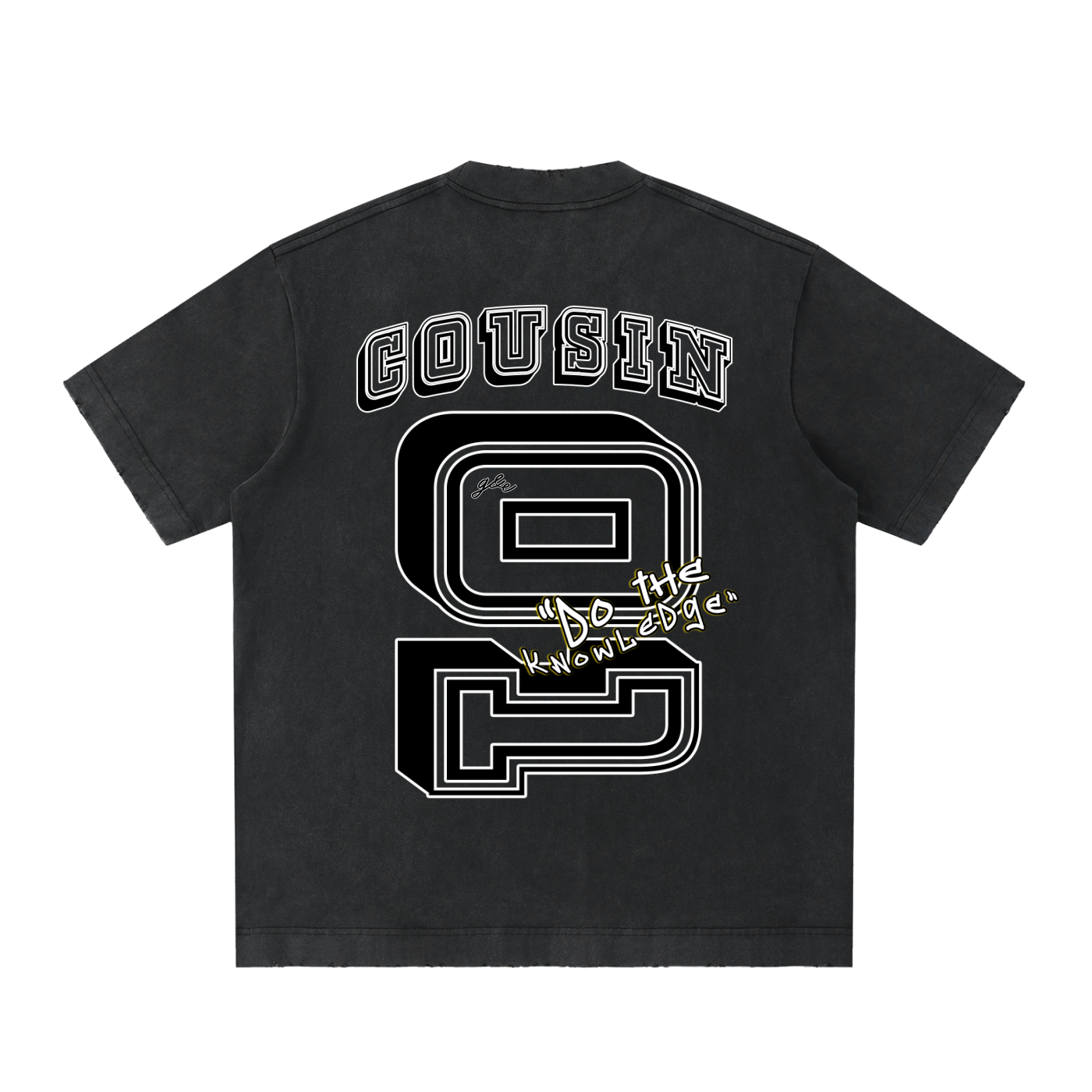 G&E U - Vintage Washed Frayed Tee