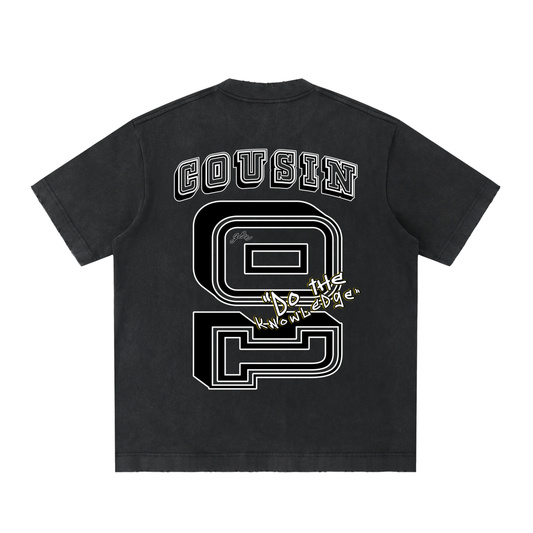 G&E U - Vintage Washed Frayed Tee