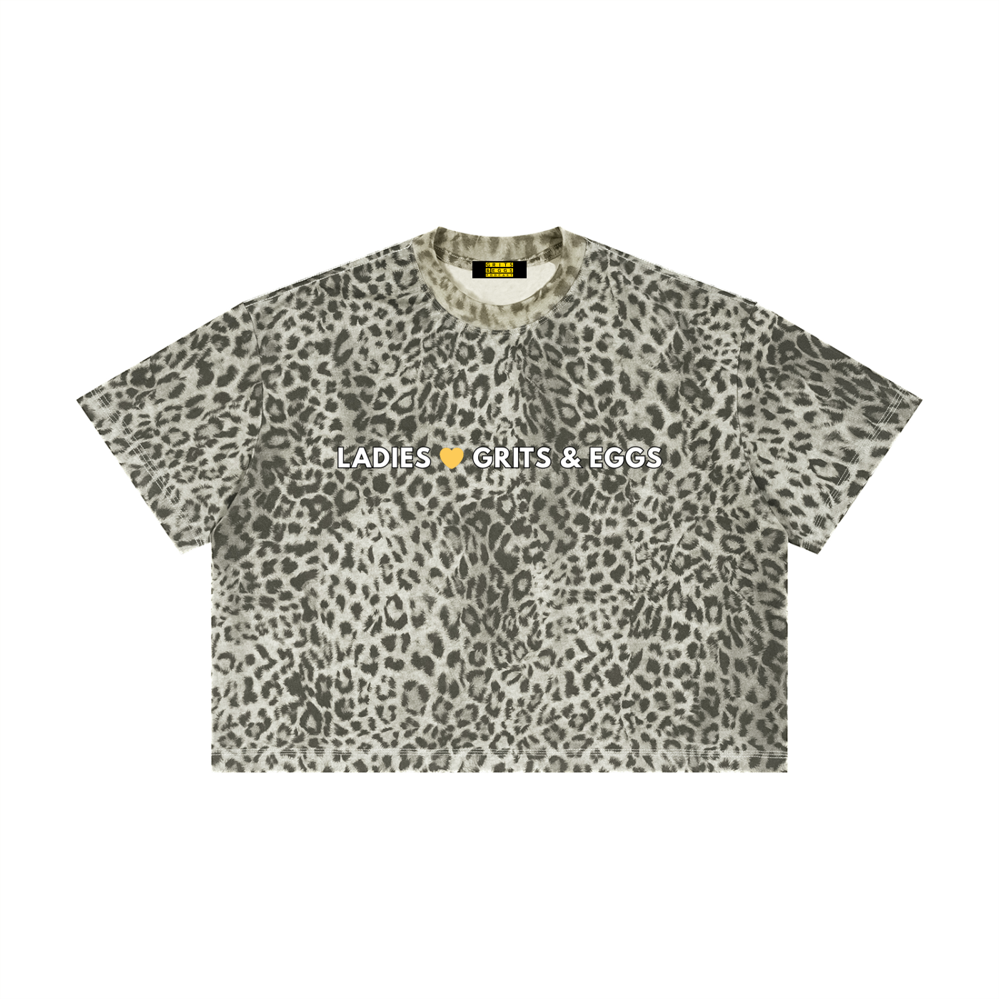 LLG&E Leopard Cropped Tee