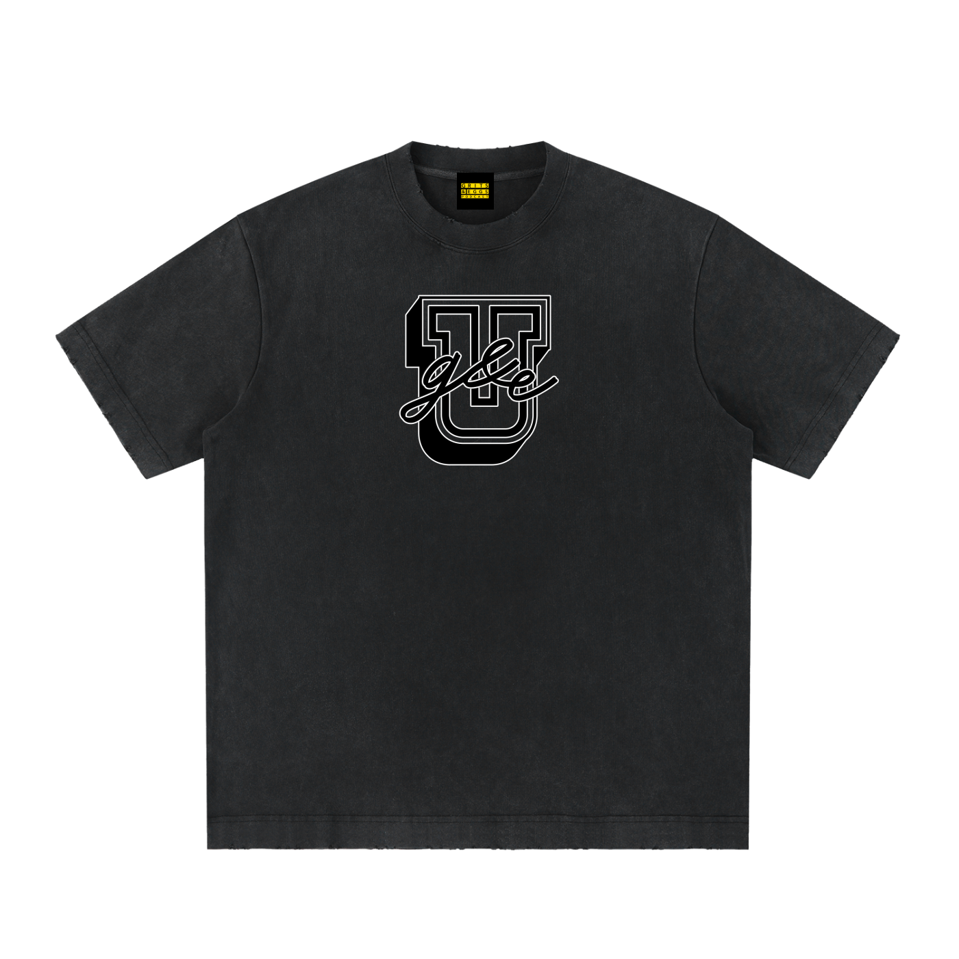 G&E U - Vintage Washed Frayed Tee