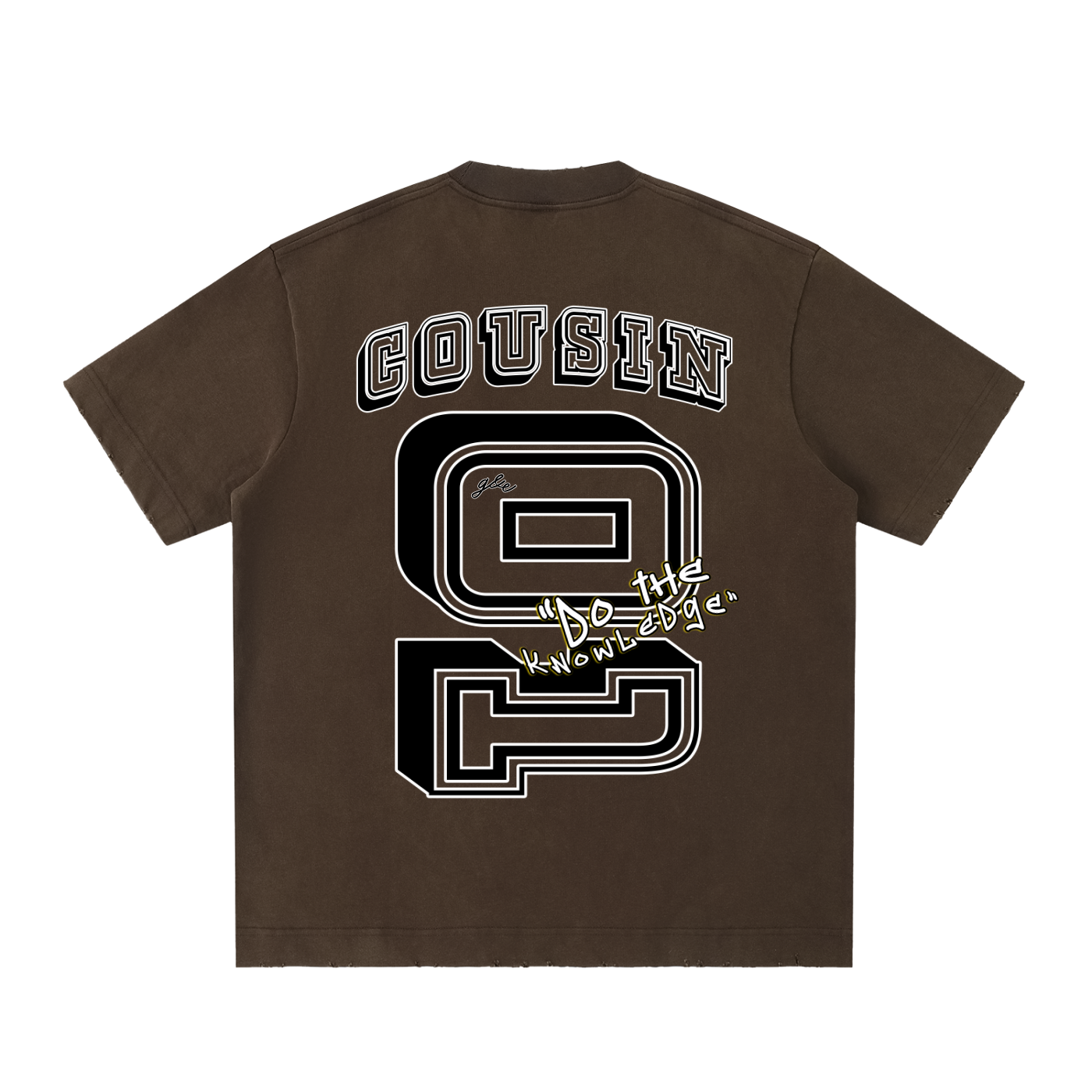 G&E U - Vintage Washed Frayed Tee