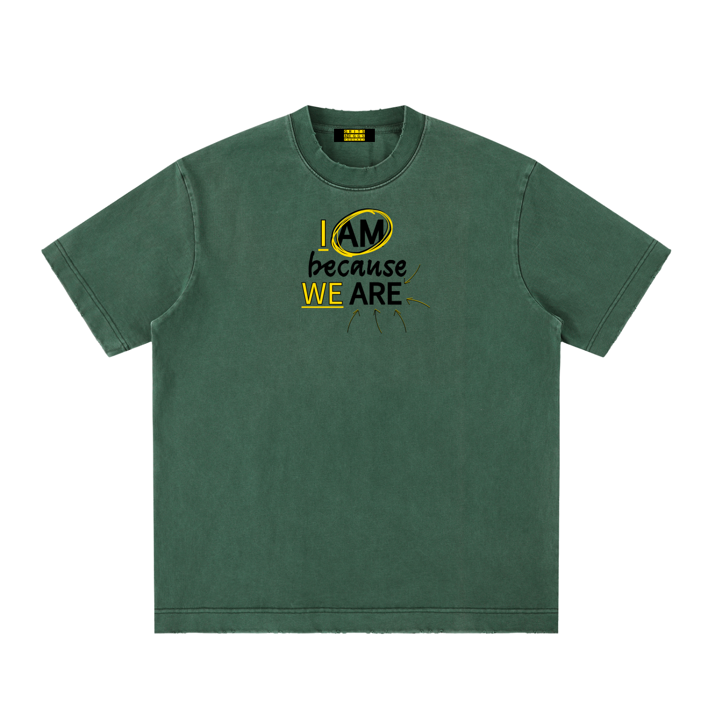 We Are - Heavyweight Frayed Tee