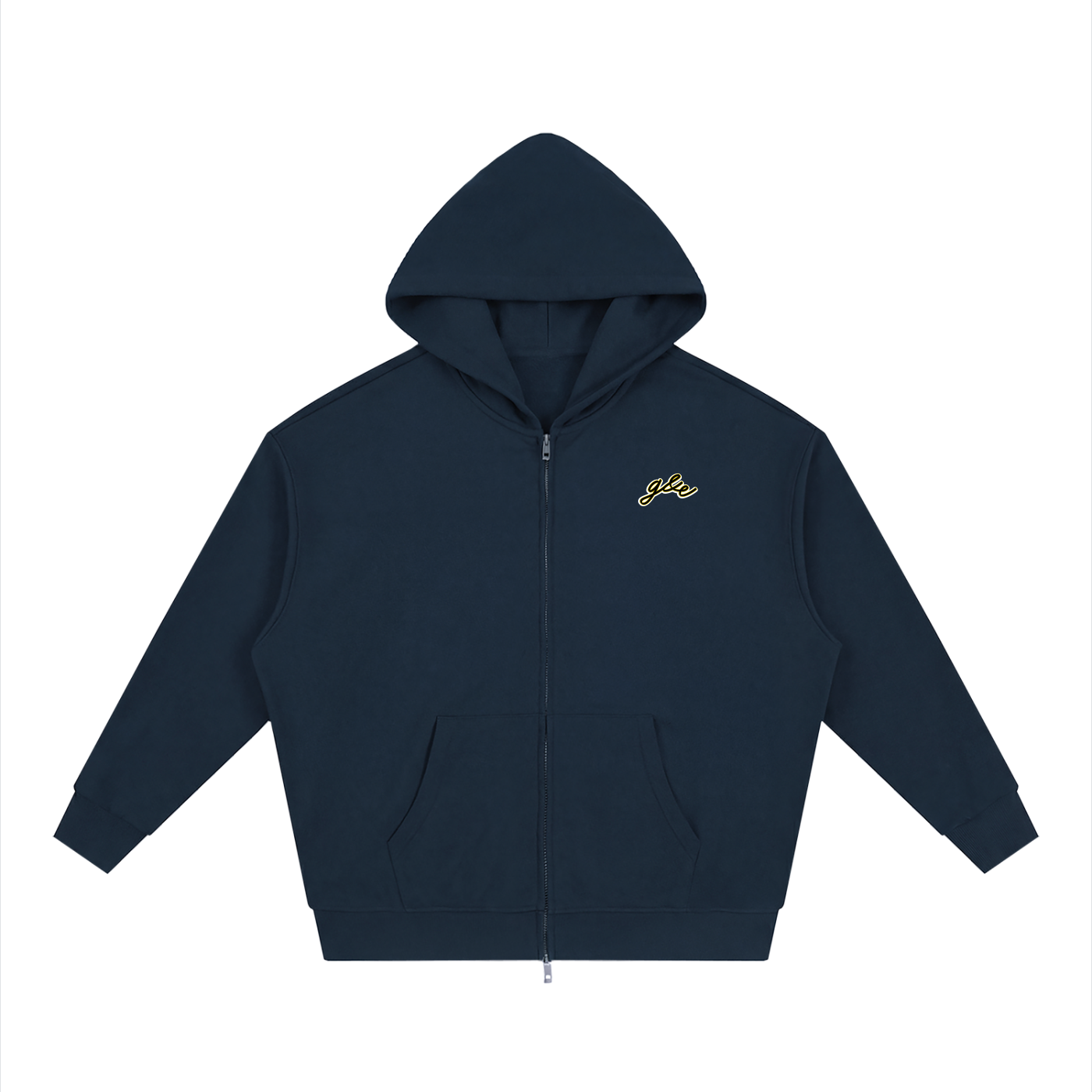 Signature Loose Fit Zip Hoodie
