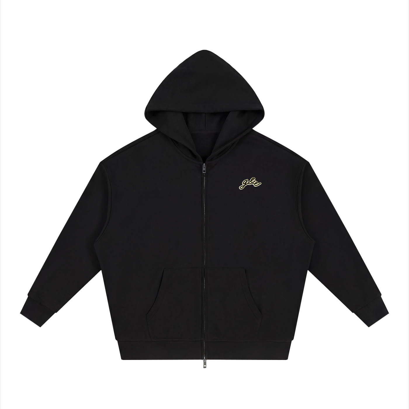 Signature Loose Fit Zip Hoodie