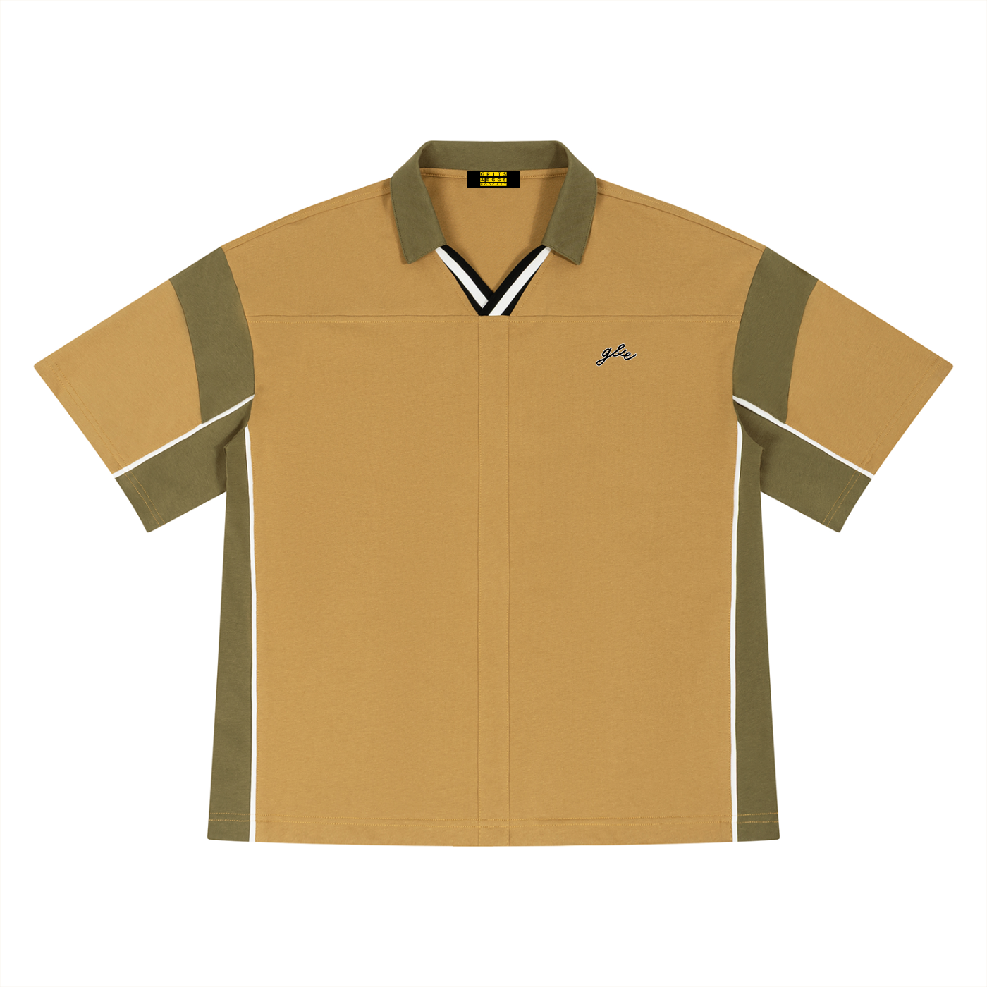 Retro Boxy Color Block Polo