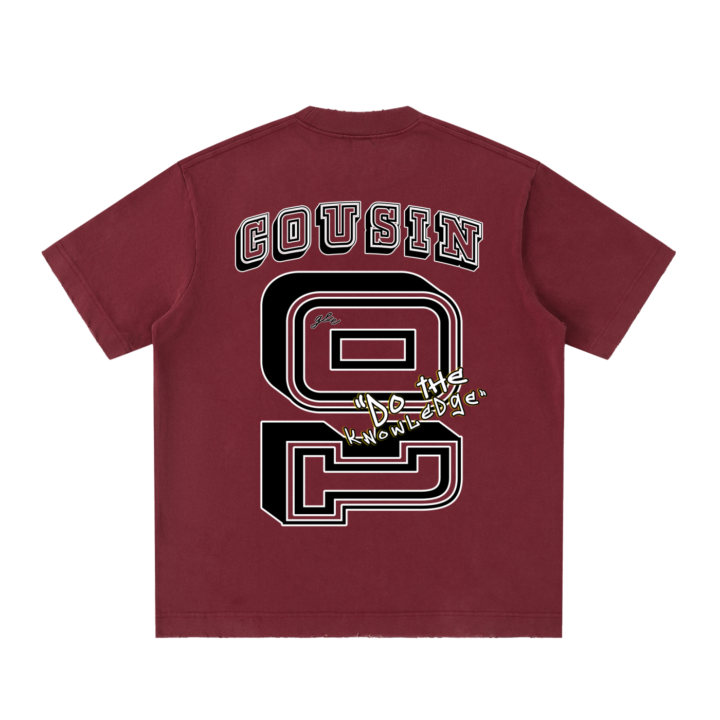 G&E U - Vintage Washed Frayed Tee